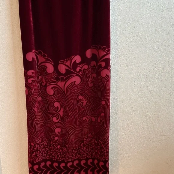 J PETERMAN vintage full length velvet sleeveless sheath - Picture 8 of 10